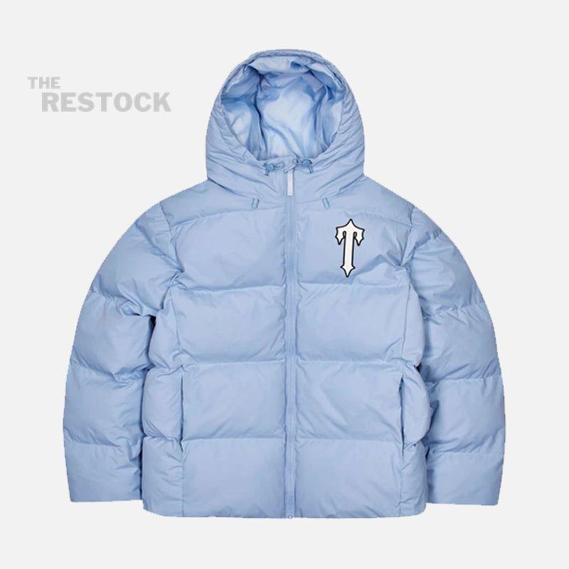 Trapstar Irongate Arch Hooded Puffer Jacket - Cashmere Blue