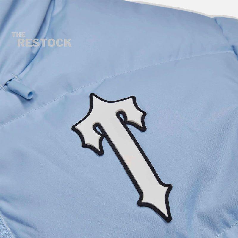 Trapstar Irongate Arch Hooded Puffer Jacket - Cashmere Blue