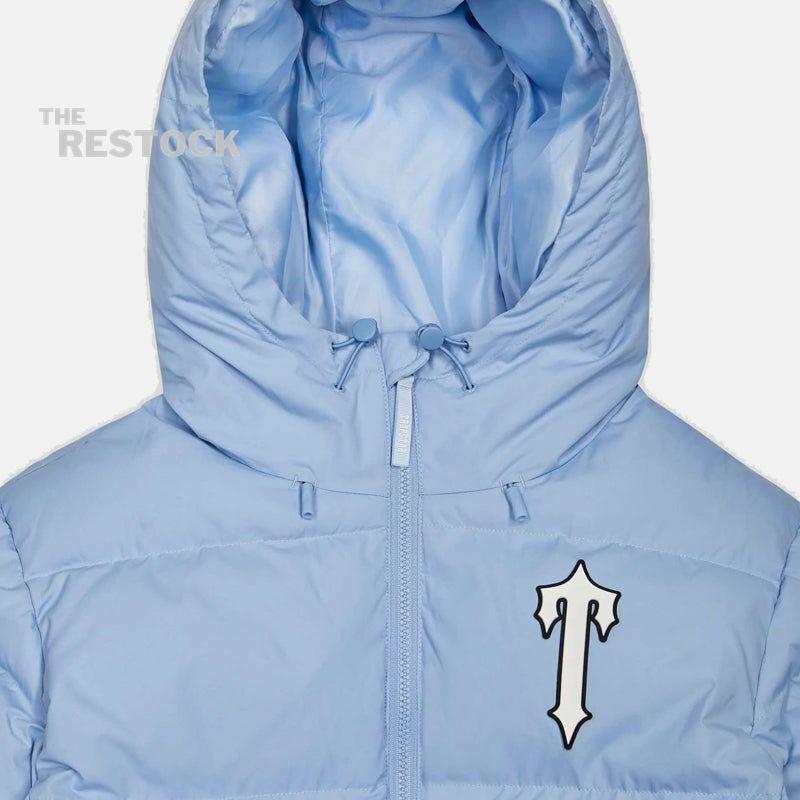 Trapstar Irongate Arch Hooded Puffer Jacket - Cashmere Blue