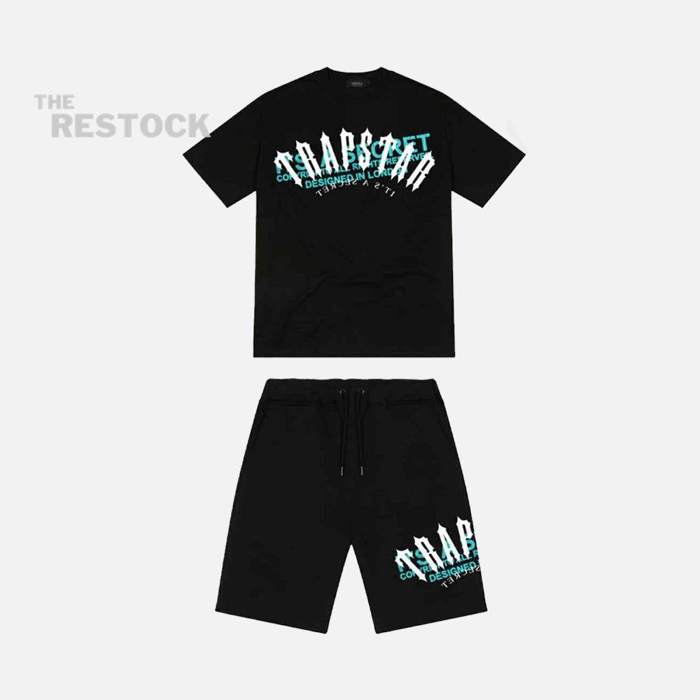 Trapstar It's A Secret Arch T-Shirt & Short Set - Black