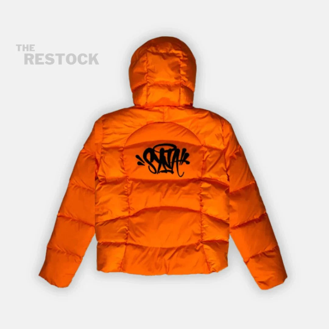 Syna World Wave Puffer Jacket - Orange