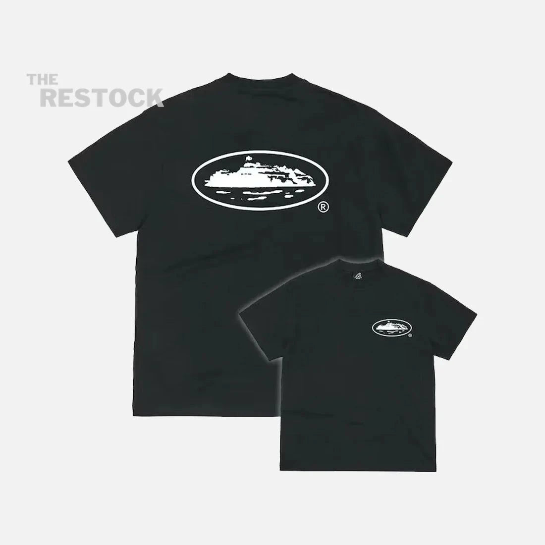 Preloved Corteiz RTW OG Island T-Shirt - Black / White