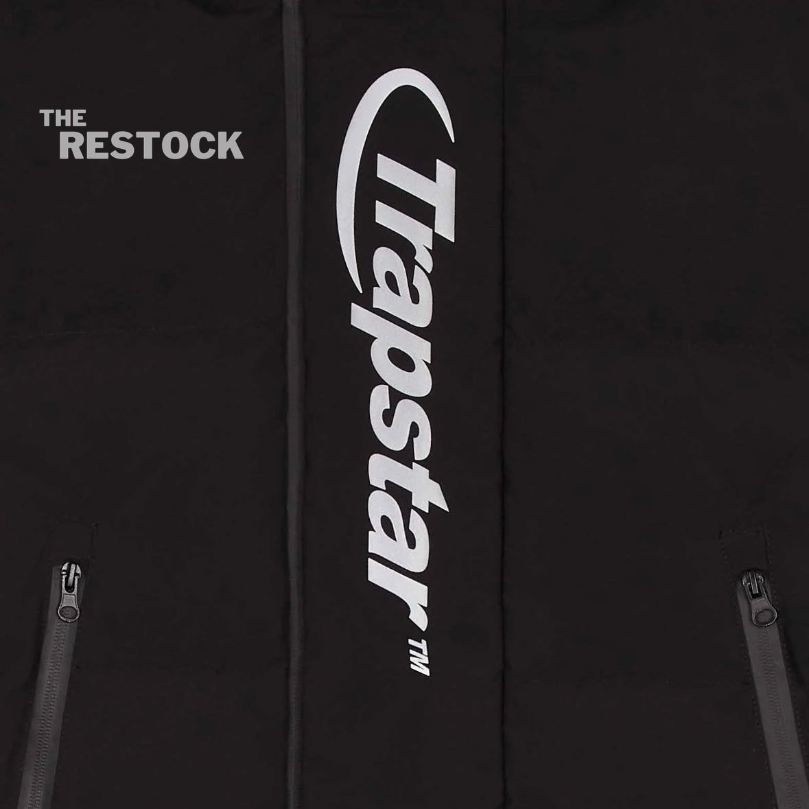 Trapstar Hyperdrive Technical Puffer Jacket - Black / Reflective