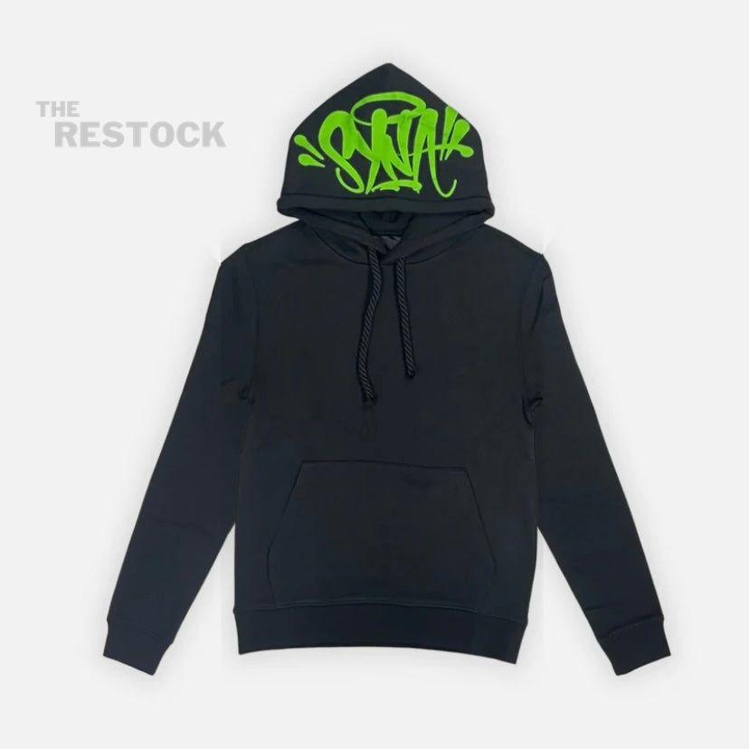 Preloved Syna World Logo Tracksuit - Black / Green