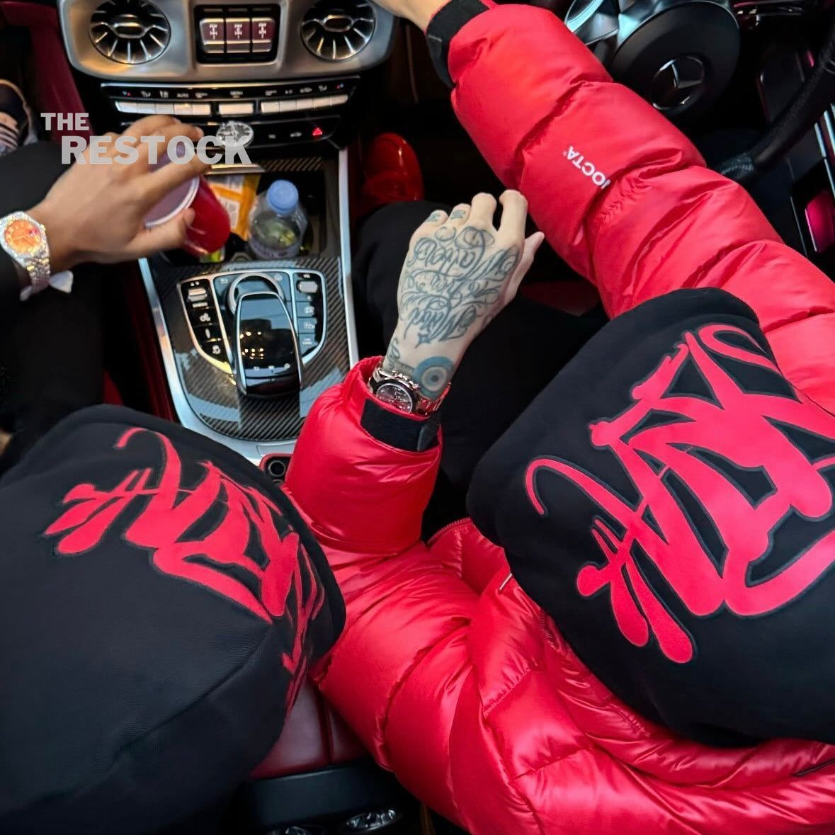 Syna World OG Rope Hoodie - Black / Red