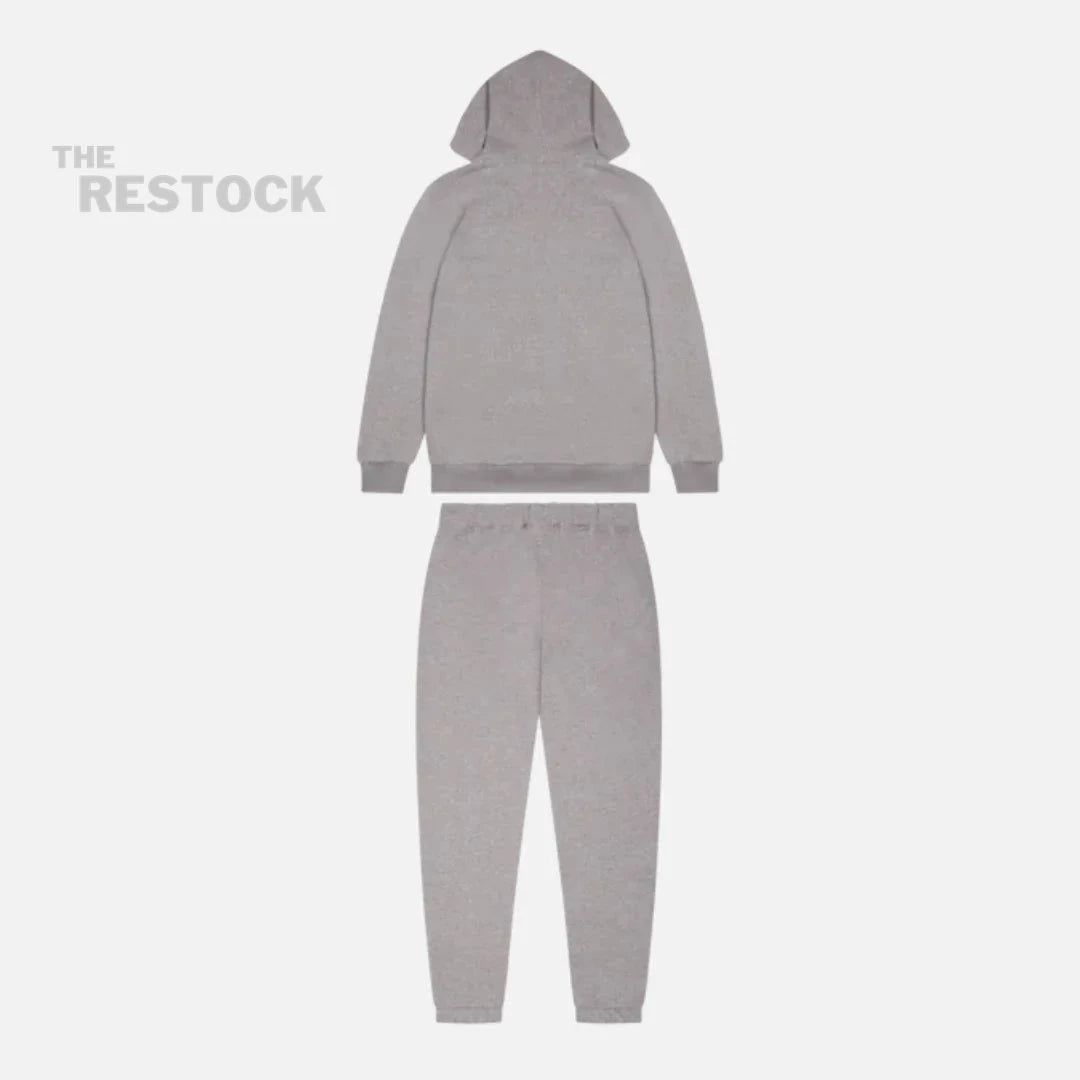 Trapstar Chenille Decoded Hooded Tracksuit - Grey / Teal