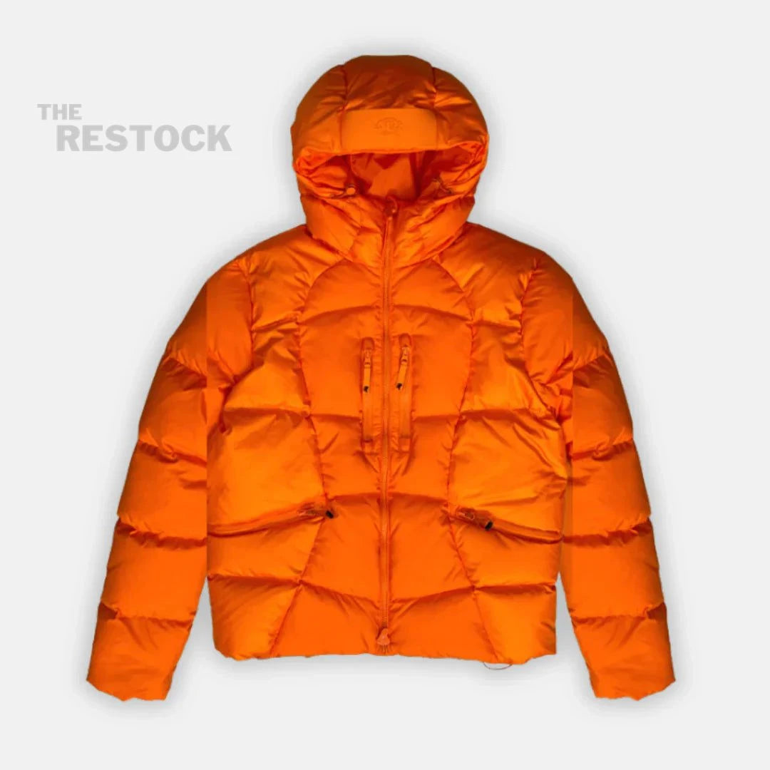 Syna World Wave Puffer Jacket - Orange