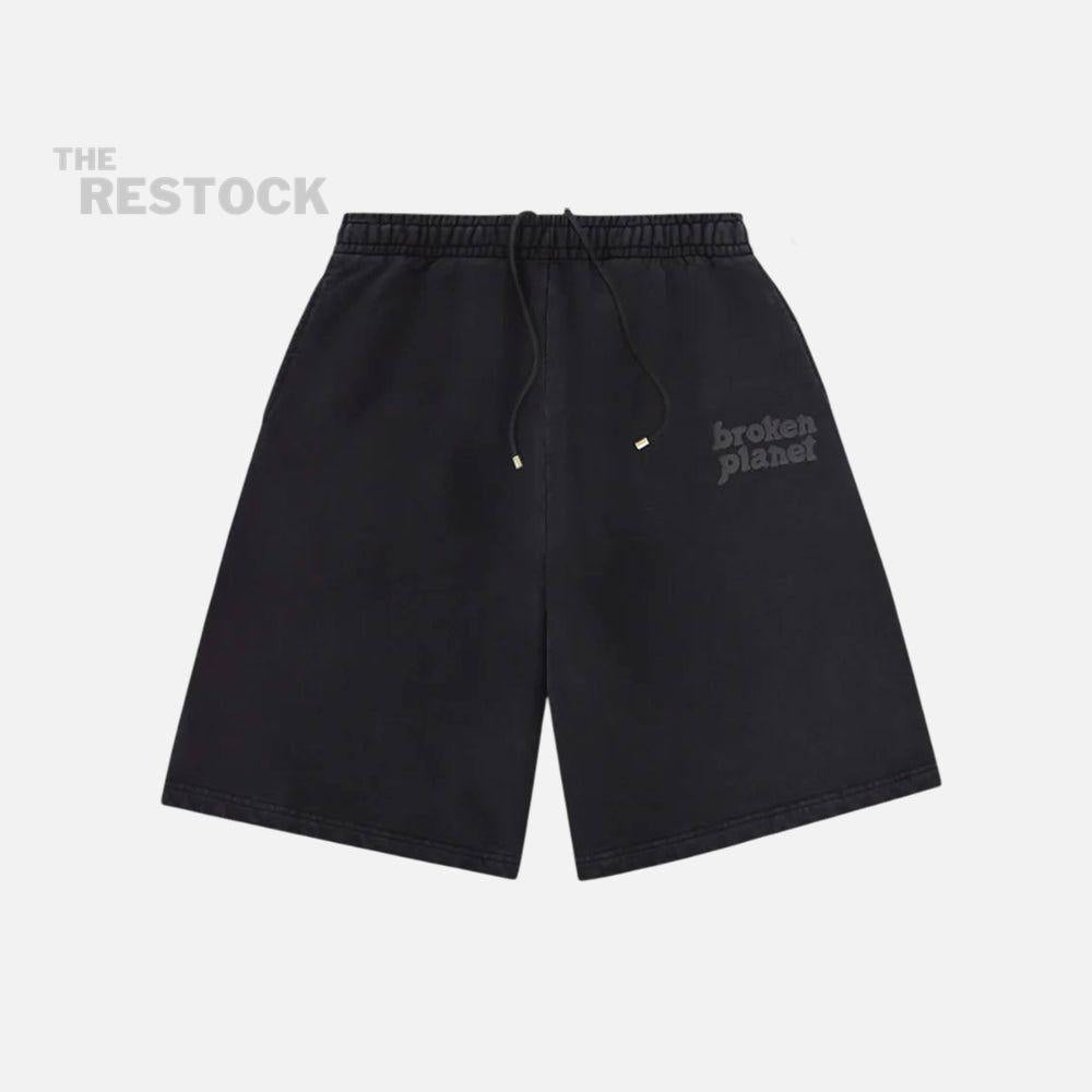 Broken Planet Basics Shorts - Washed Midnight Black