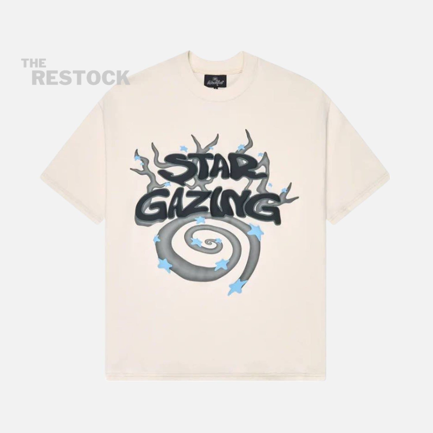 Broken Planet Market Star Gazing T-Shirt - Vanilla White