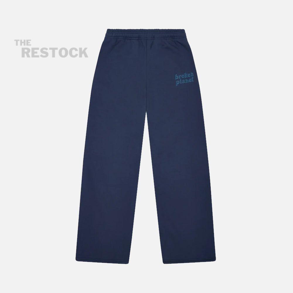 Broken Planet Basics Straight Leg Bottoms - Deep Navy