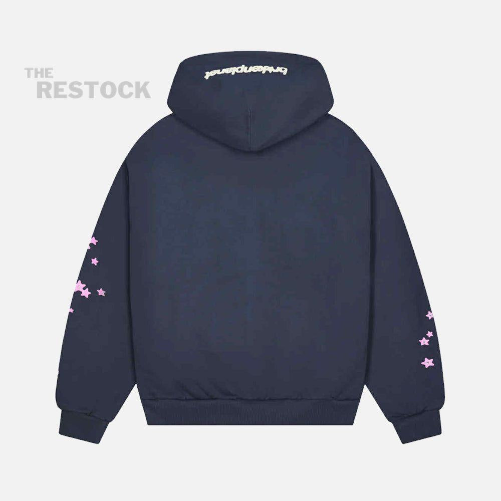 Broken Planet All The Stars Hoodie - Deep Navy / Pink