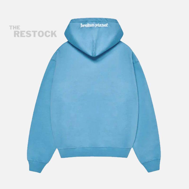 Broken Planet Zip-Up Hoodie - Baby Blue