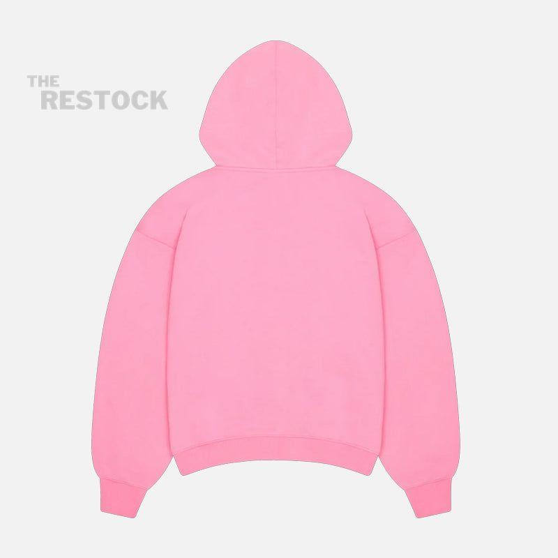 Broken Planet Zip-Up Hoodie - Candy Pink