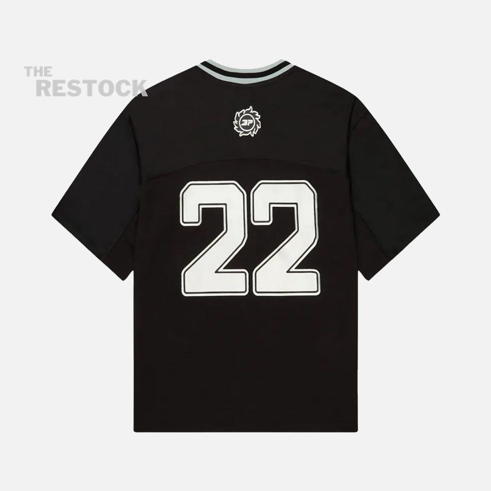 Broken Planet Football Jersey - Black / Silver