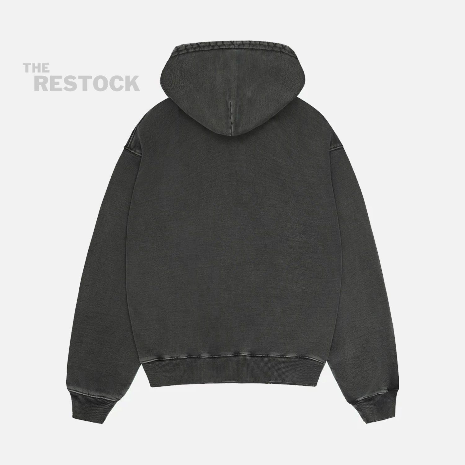 Broken Planet Market Basics Hoodie - Washed Soot Black