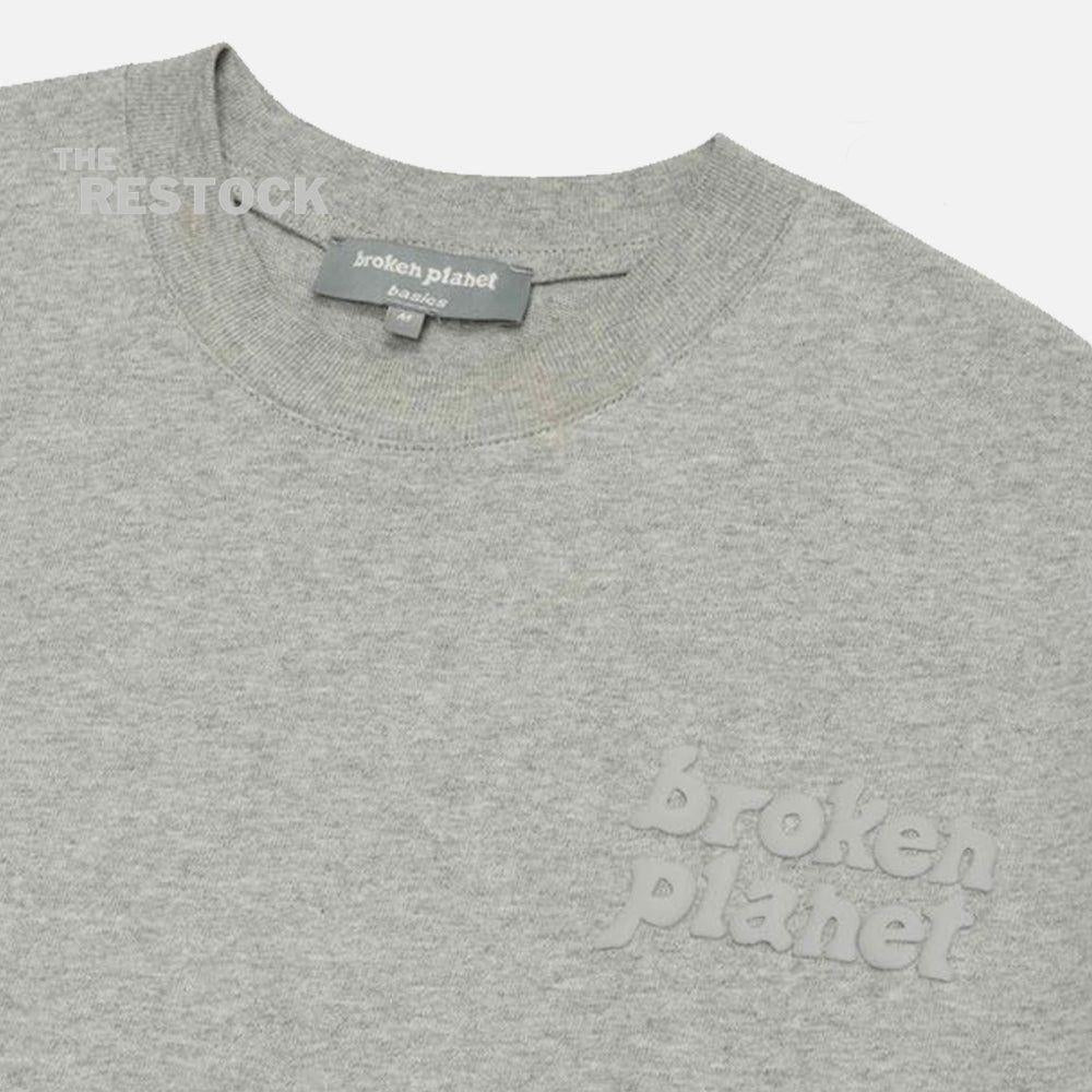Broken Planet Basics T Shirt - Heather Grey