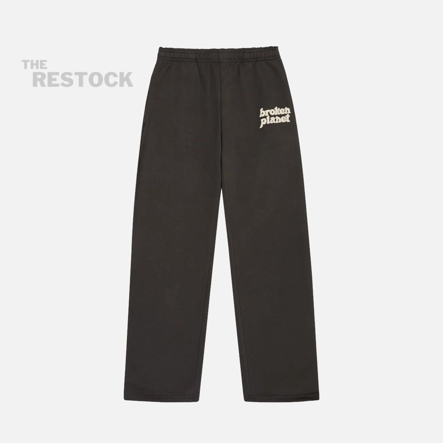 Broken Planet Market Straight Leg Bottoms - Soot Black