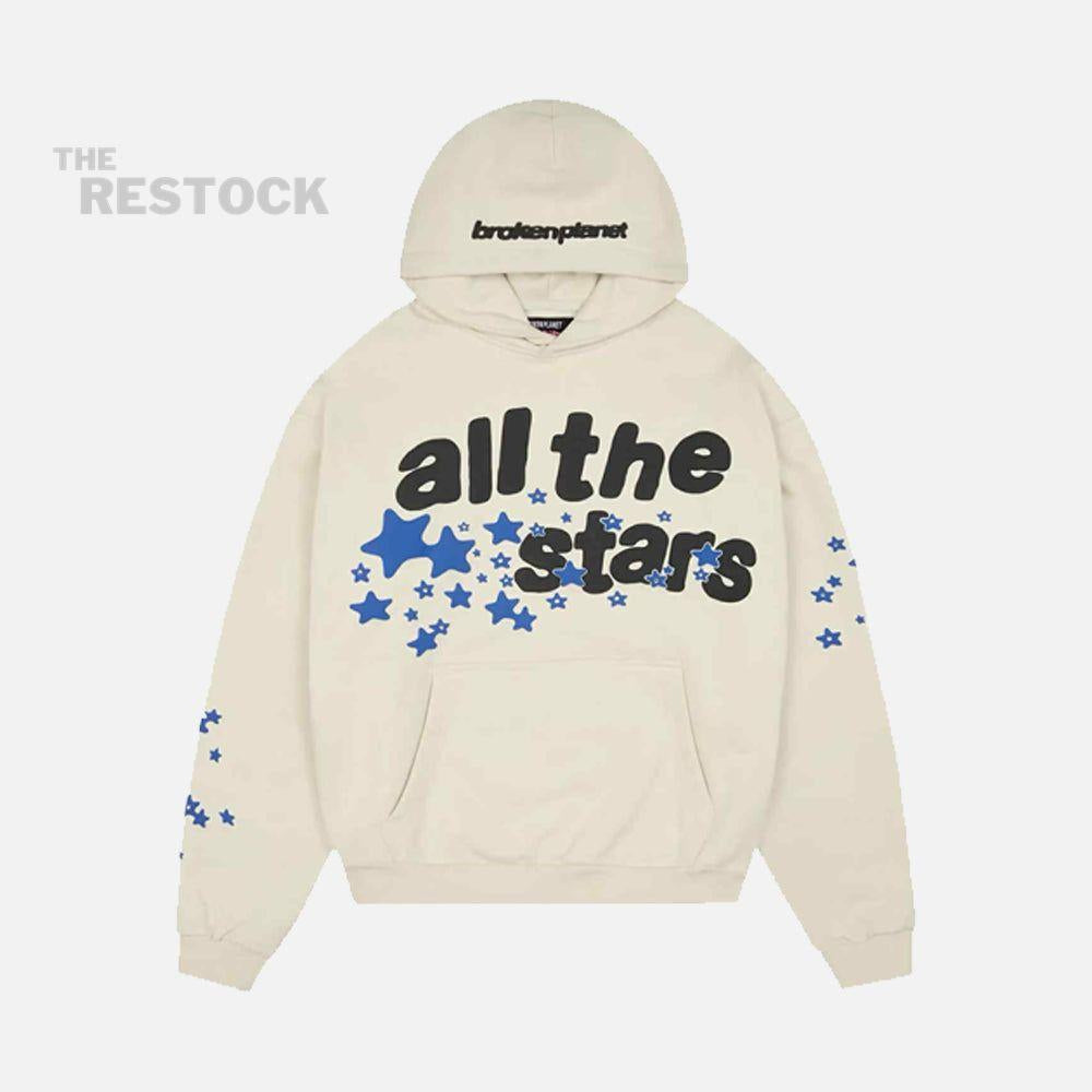 Broken Planet All The Stars Hoodie - Ivory White
