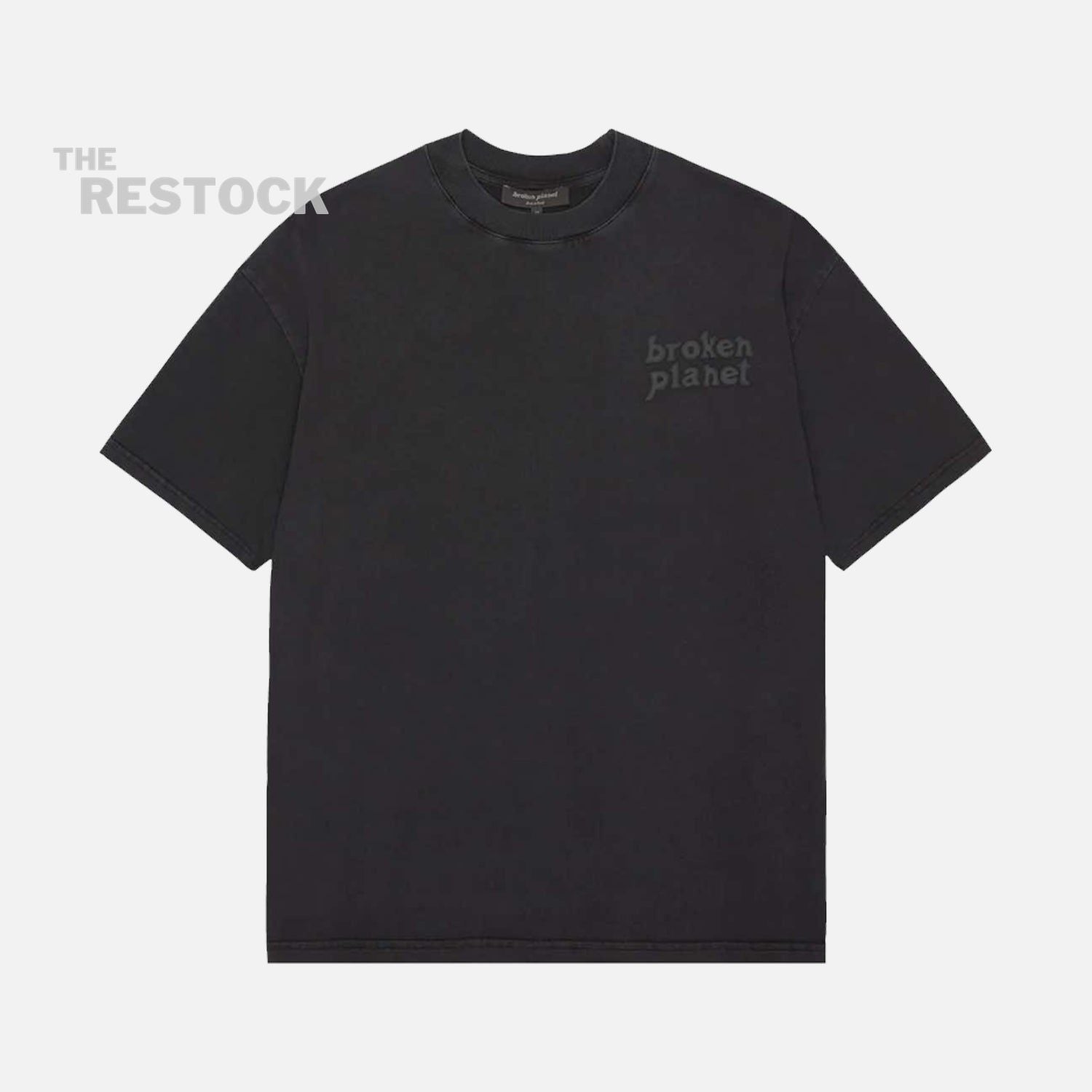 Broken Planet Basics T-Shirt - Washed Midnight Black