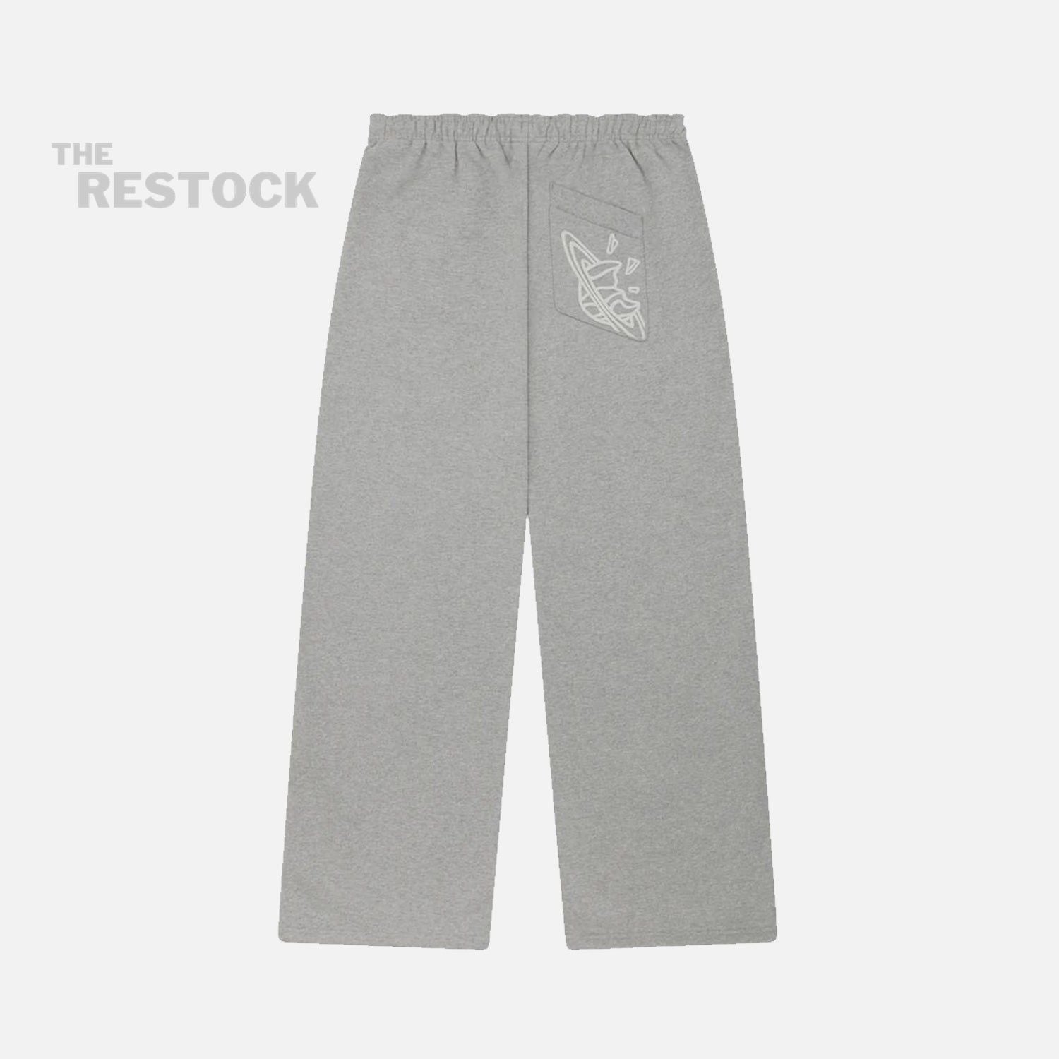 Broken Planet Market Wide Leg Bottoms - Heather Grey