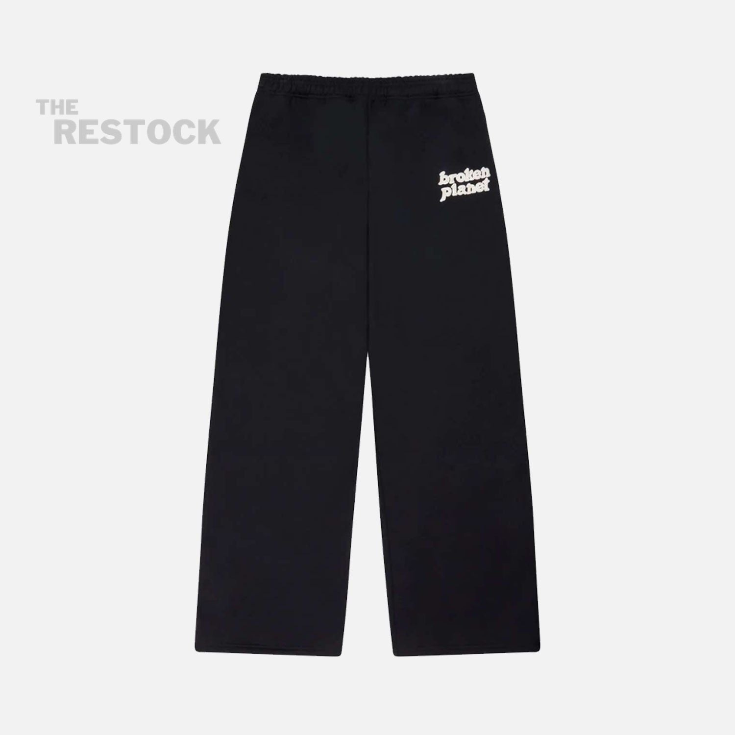 Broken Planet Market Straight Leg Bottoms - Midnight Black