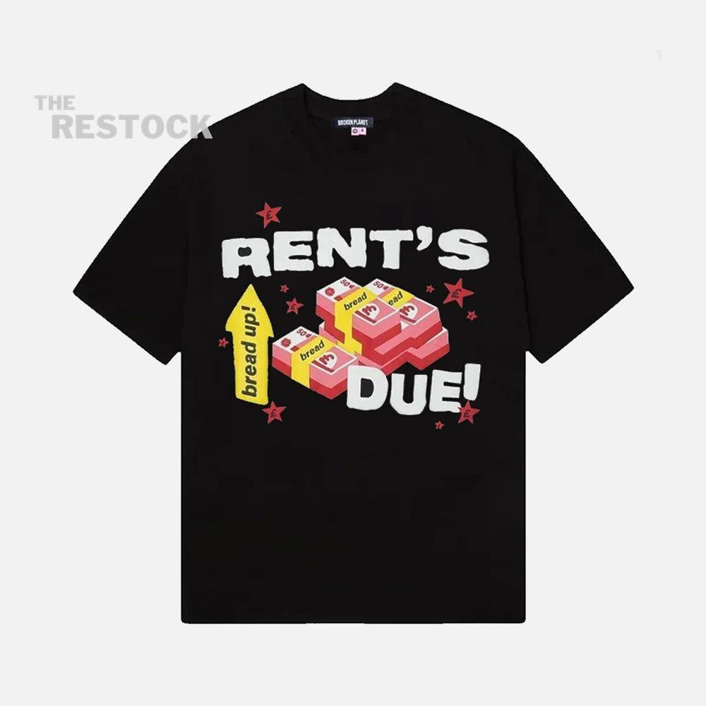 Broken Planet x Nemzzz Rent's Due T-Shirt - Midnight Black