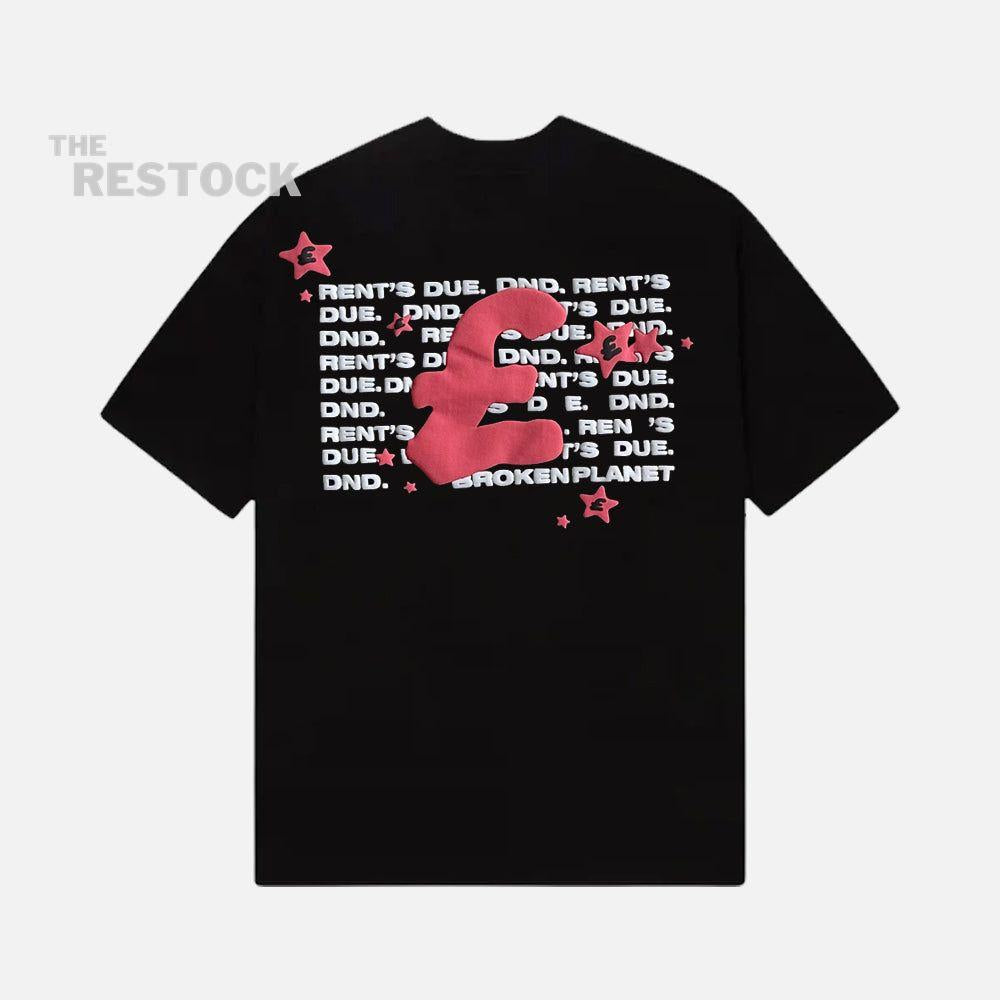 Broken Planet x Nemzzz Rent's Due T-Shirt - Midnight Black