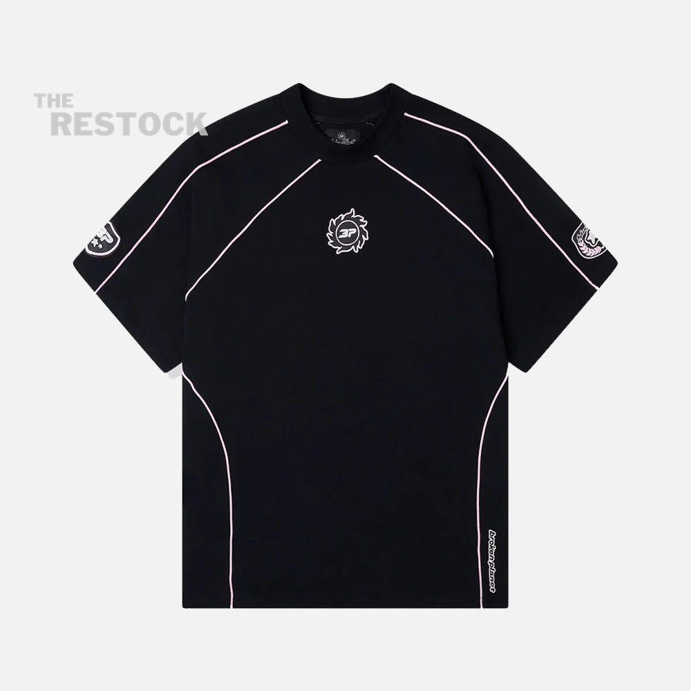 Broken Planet Performance T-Shirt - Black / Pink
