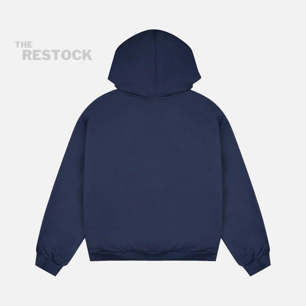 Broken Planet Zip-Up Hoodie - Deep Navy
