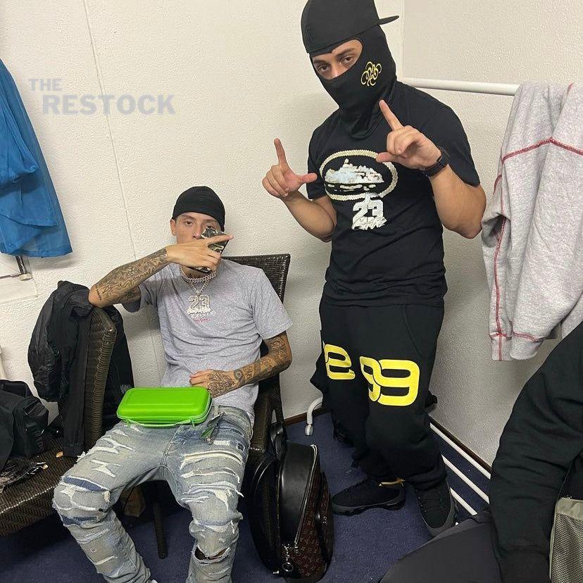 Preloved Corteiz RTW x Central Cee 23 Chain T-Shirt - Black