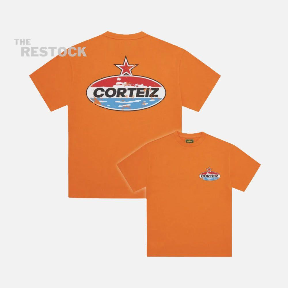 Corteiz RTW Motor Heavyweight T-Shirt - Orange