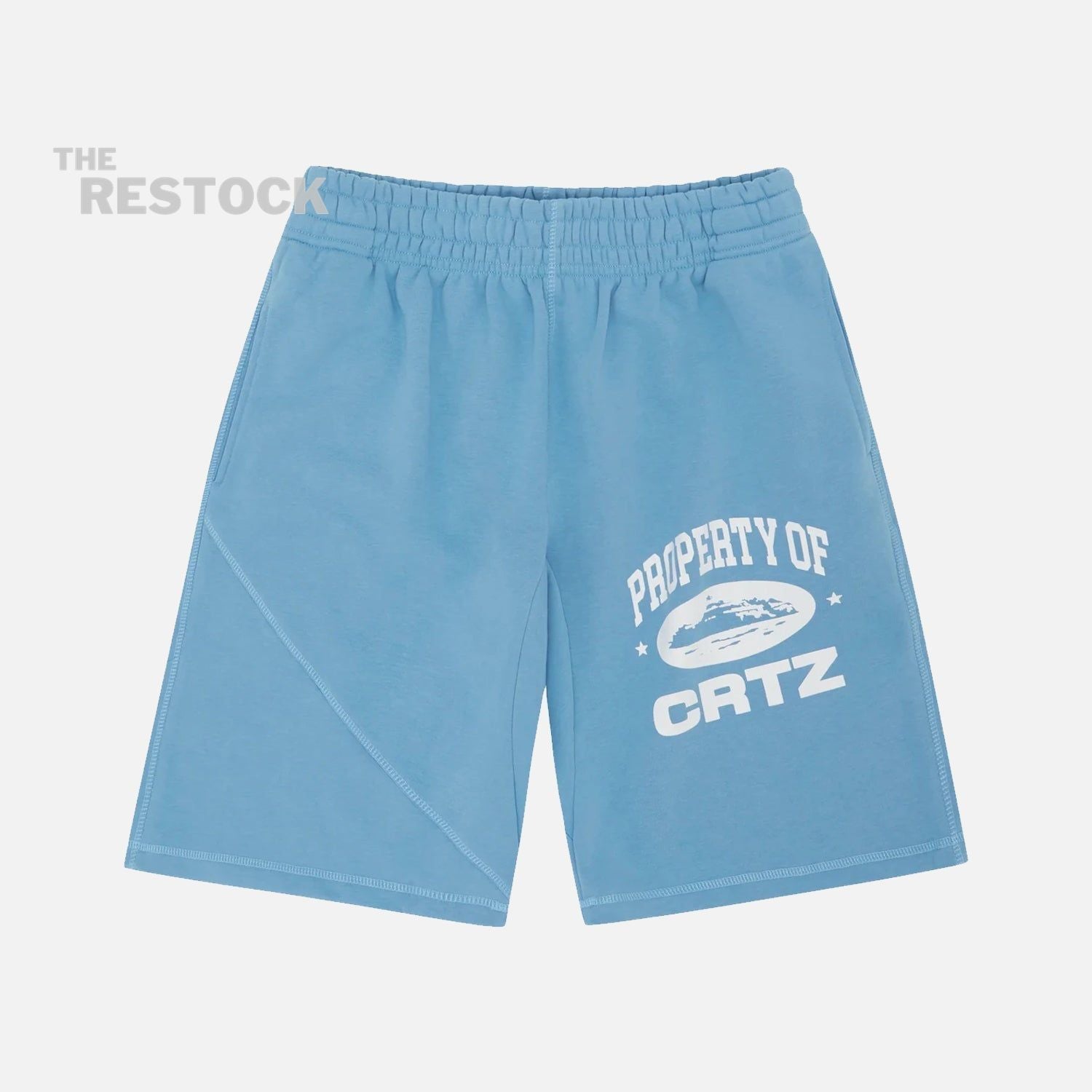 Corteiz RTW Property Shorts - Baby Blue