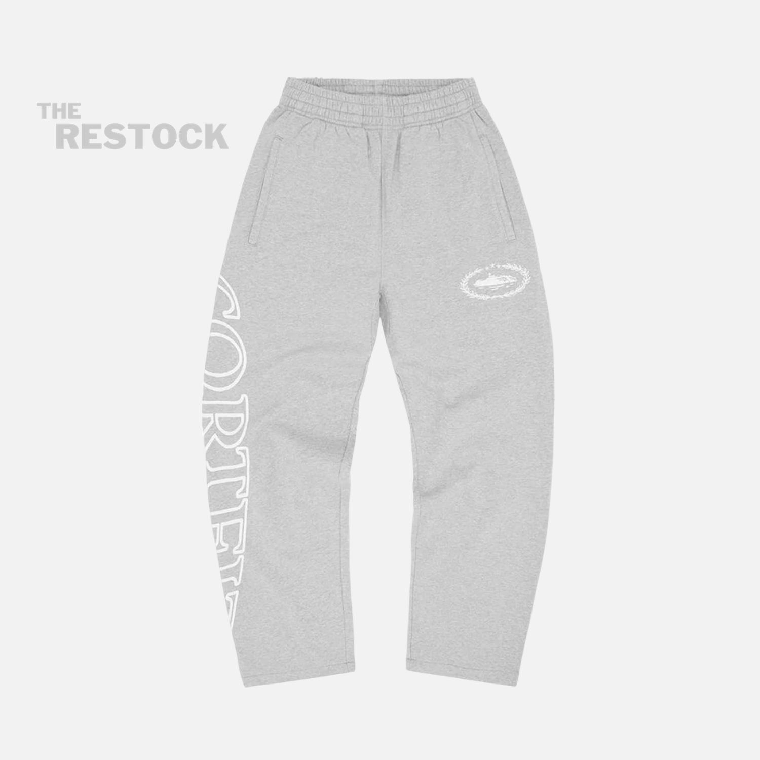 Corteiz RTW Superior Royale Open Hem Pant - Heather Grey