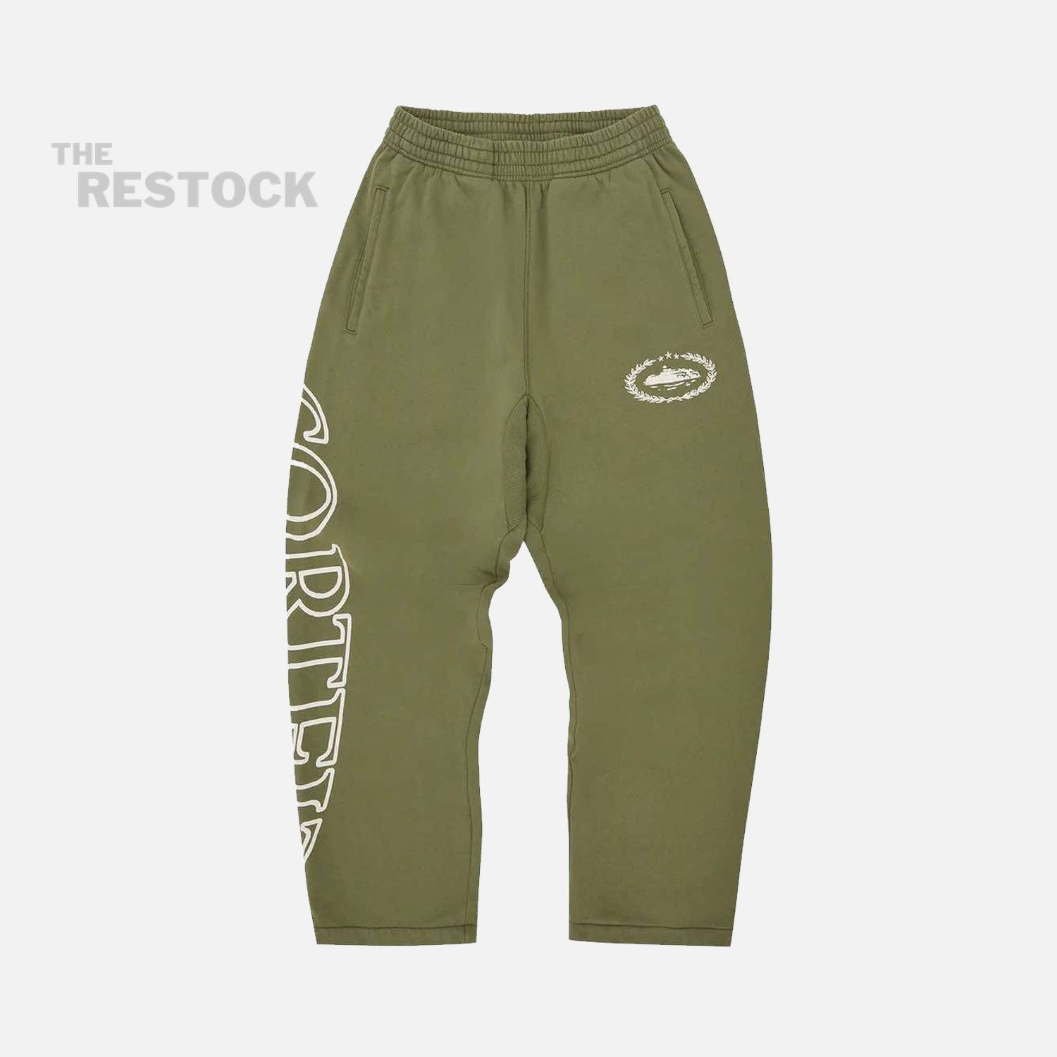 Corteiz RTW Superior Royale Open Hem Pant - Olive