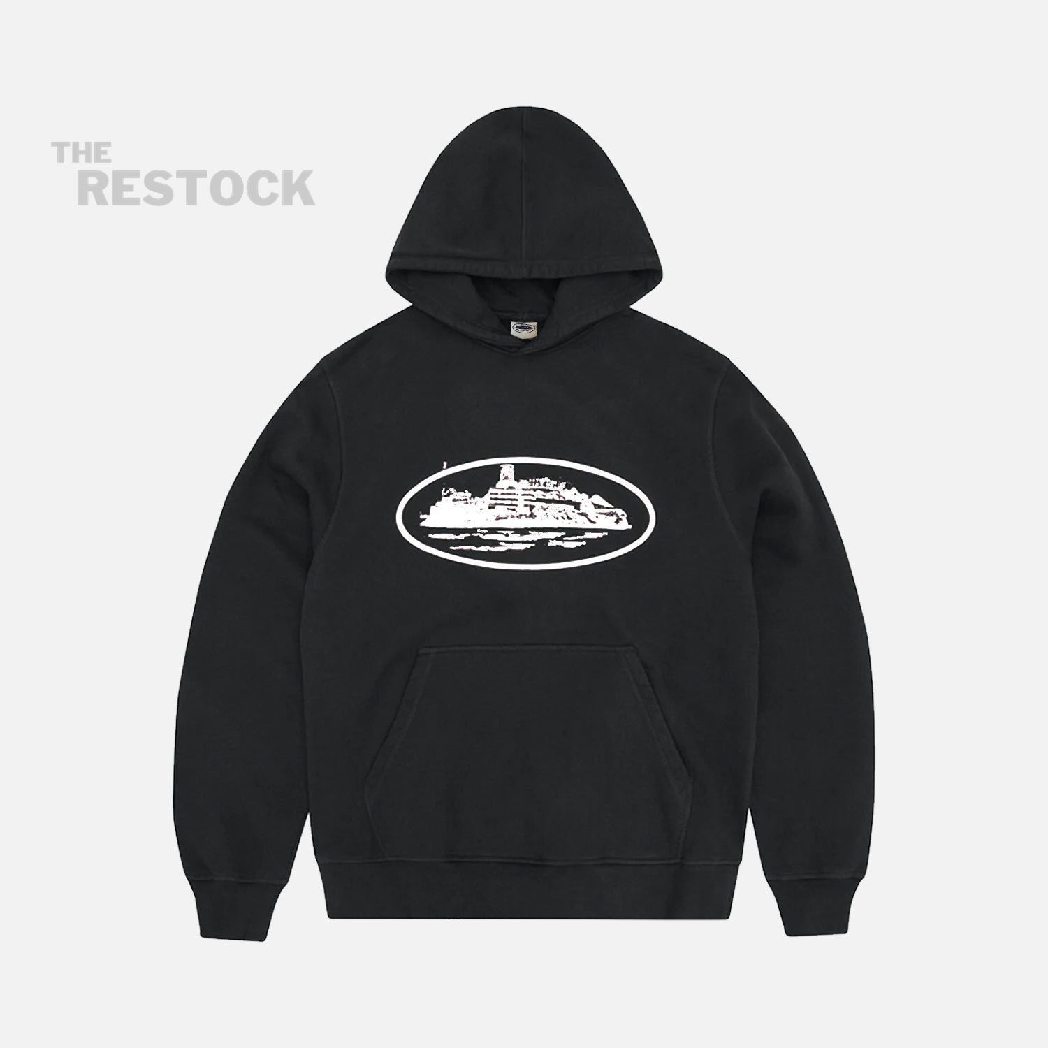 Corteiz RTW Alcatraz Hoodie - Black / White