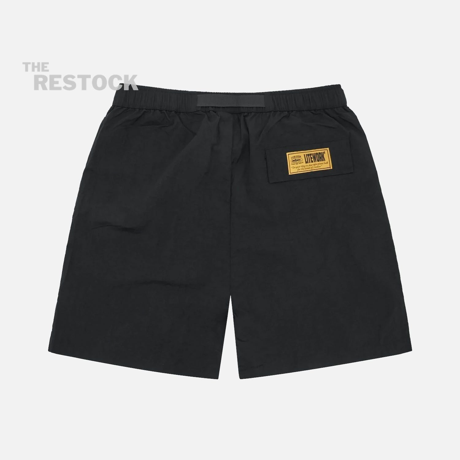 Corteiz RTW Crtz Nylon Shorts - Black / White