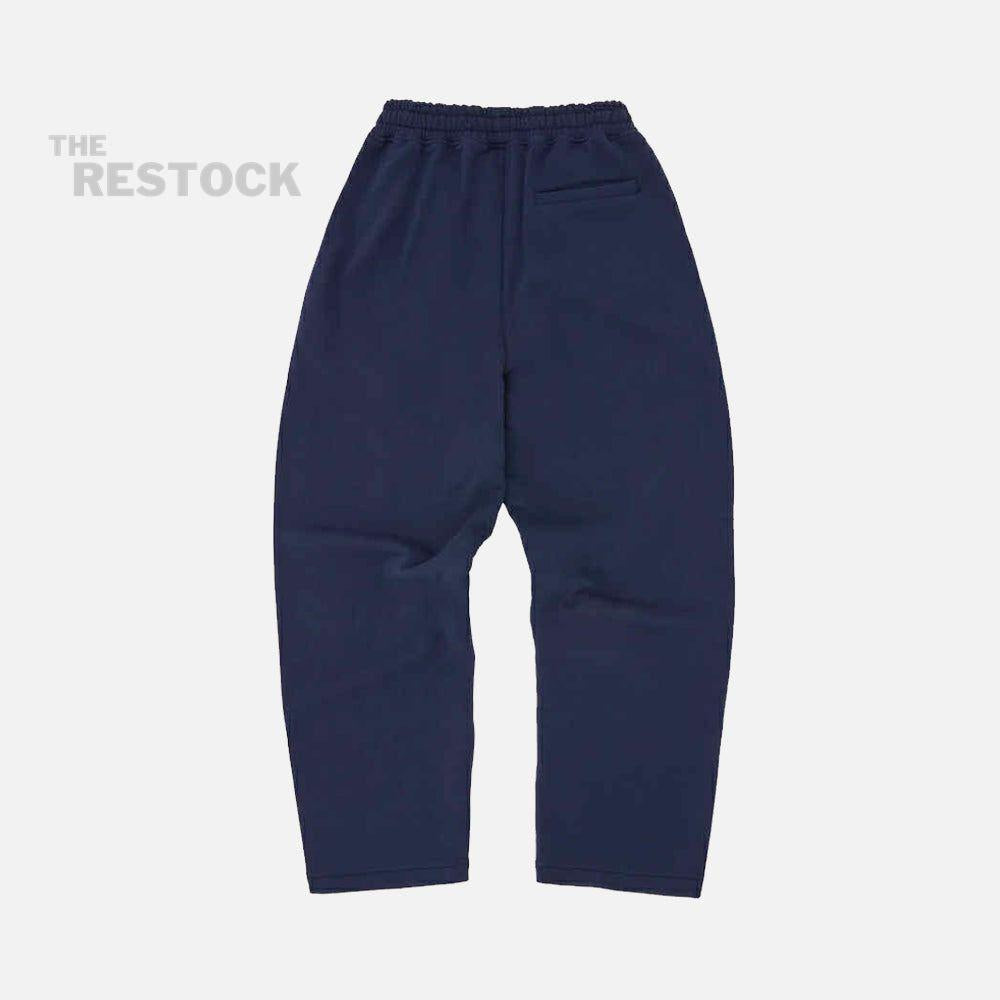 Corteiz RTW Island Puff Print Open Hem Pant - Navy