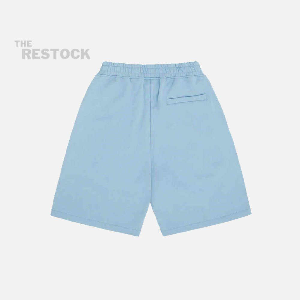 Corteiz RTW Island Puff Print Sweatshort - Baby Blue