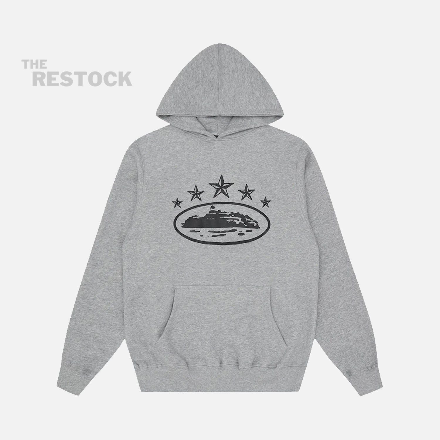 Corteiz RTW 5 Starz Hoodie - Grey