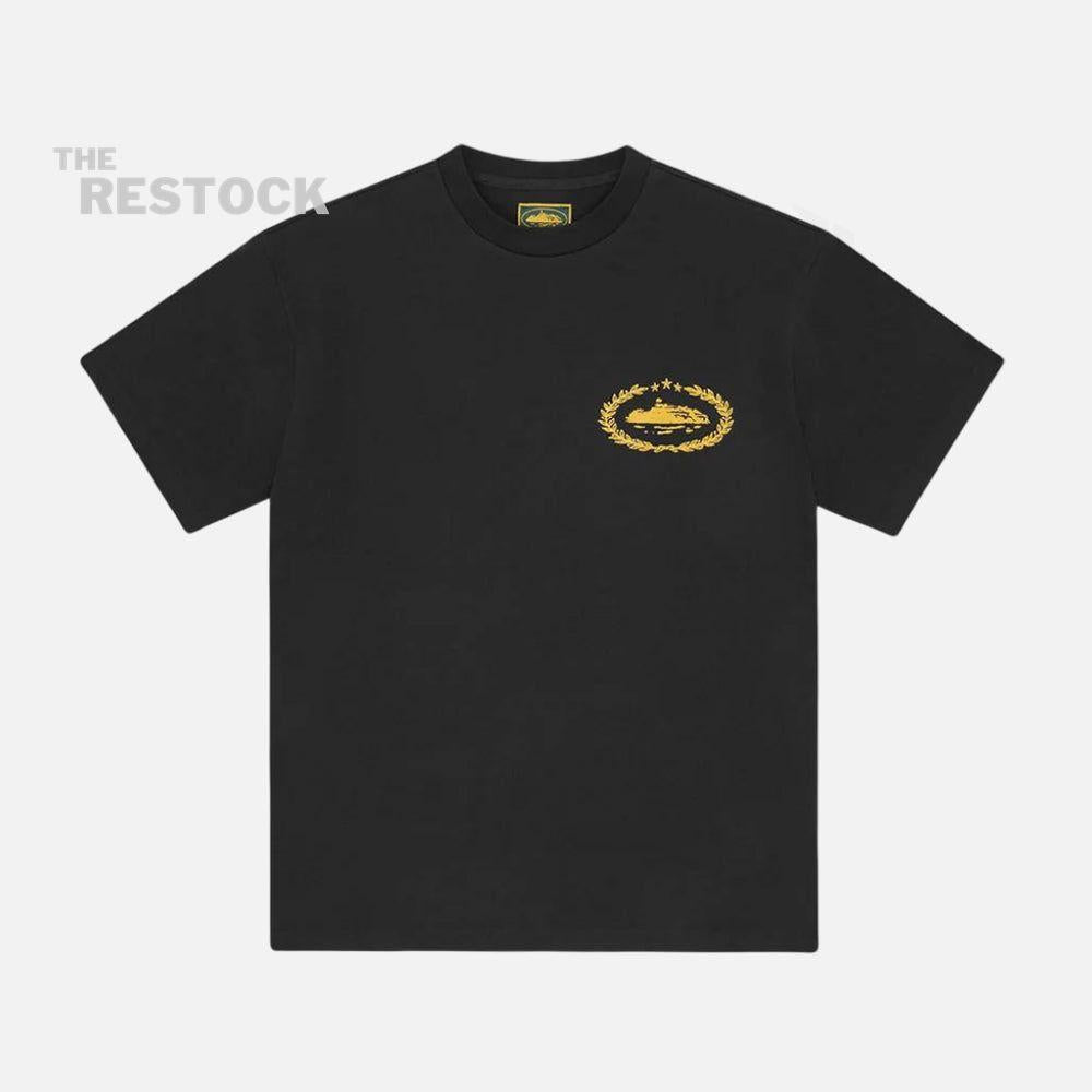 Corteiz RTW Royale Heavyweight T-Shirt - Black / Yellow