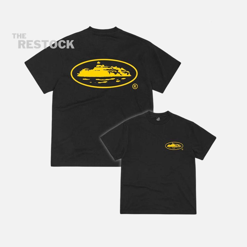 Corteiz RTW OG Island T-Shirt - Black / Yellow