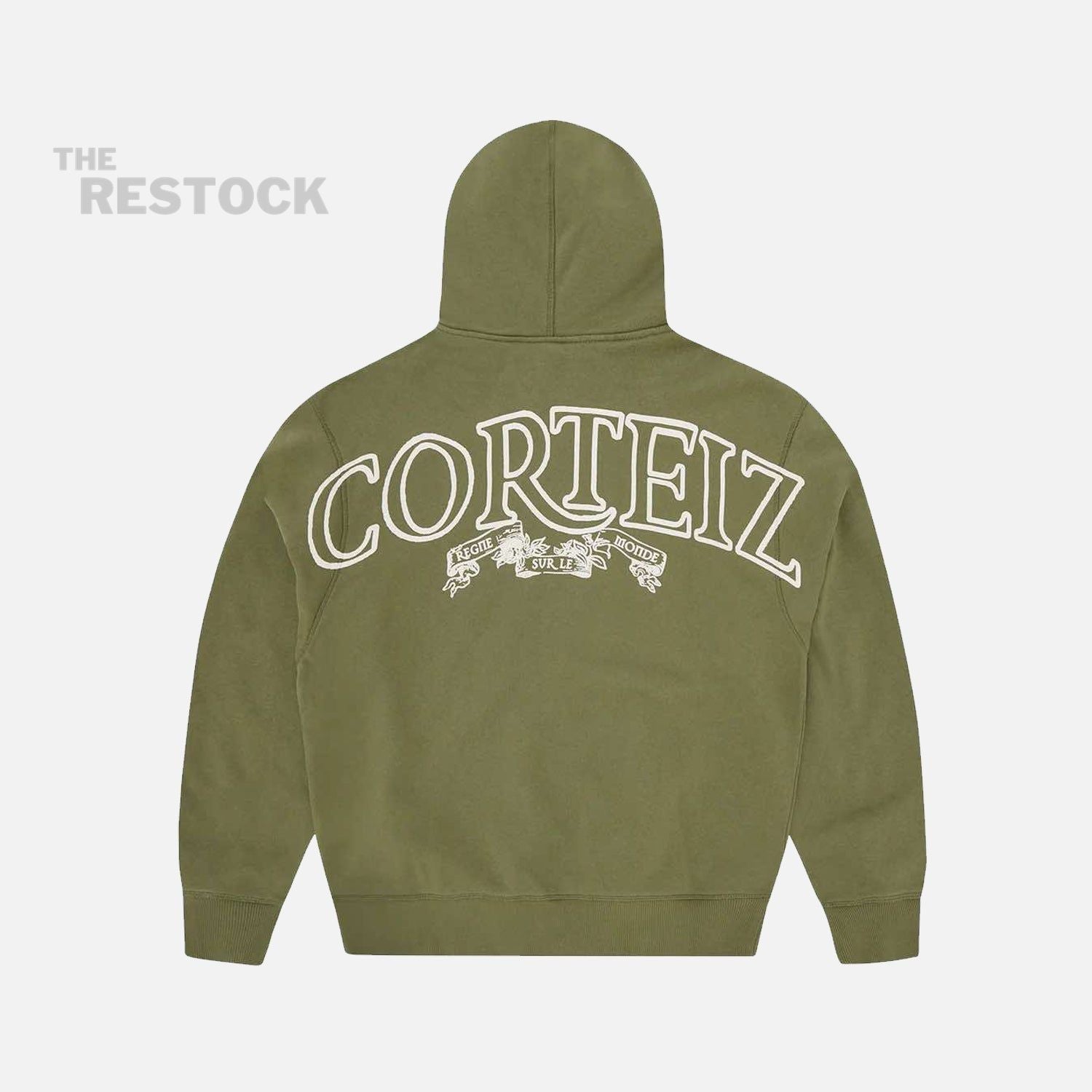 Corteiz RTW Superior Royale Zip Hoodie - Olive