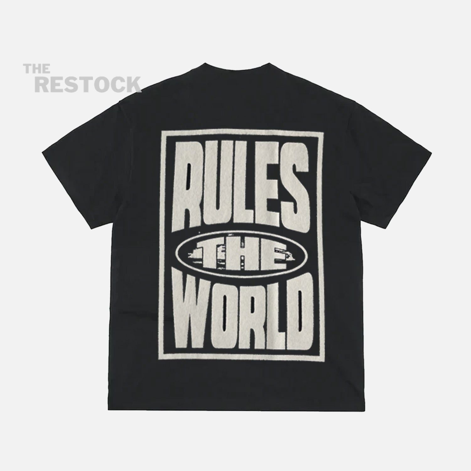 Corteiz RTW Rules The World T-Shirt - Black / White