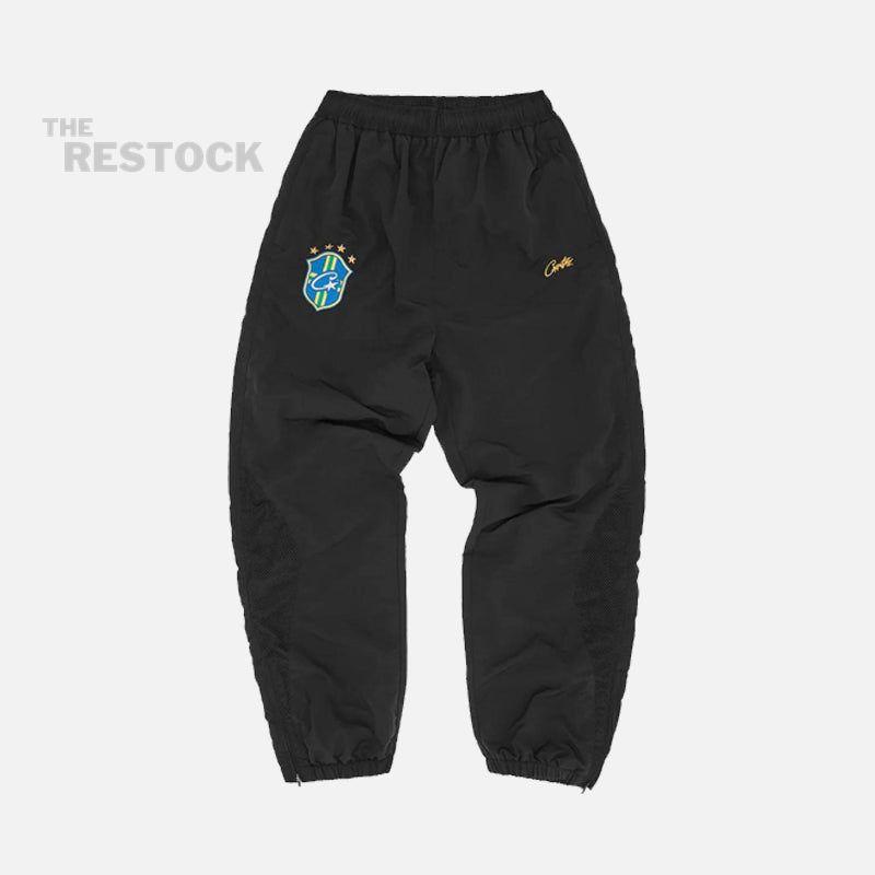 Corteiz RTW Brasil Olympic Shuku Bottoms - Black