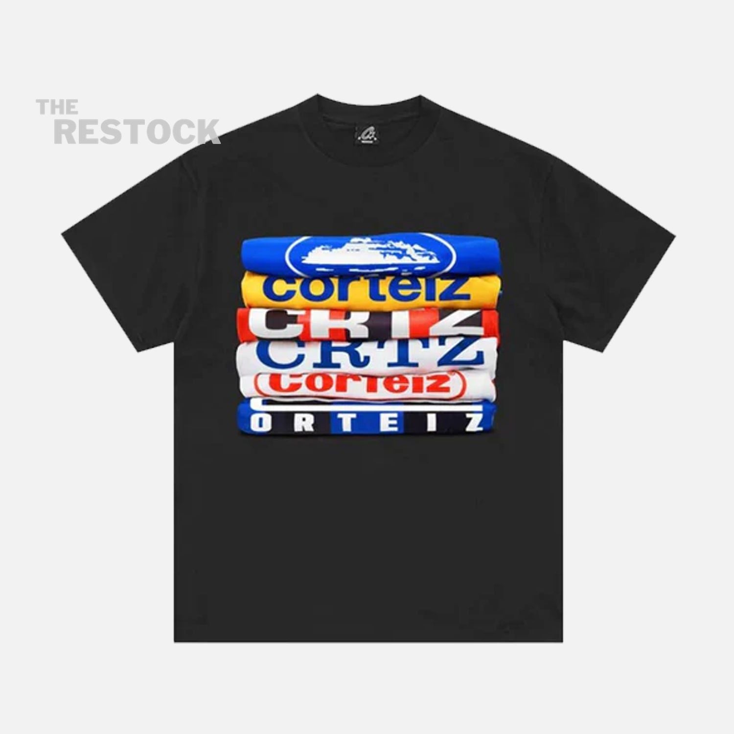 Corteiz RTW Stack T-Shirt - Black
