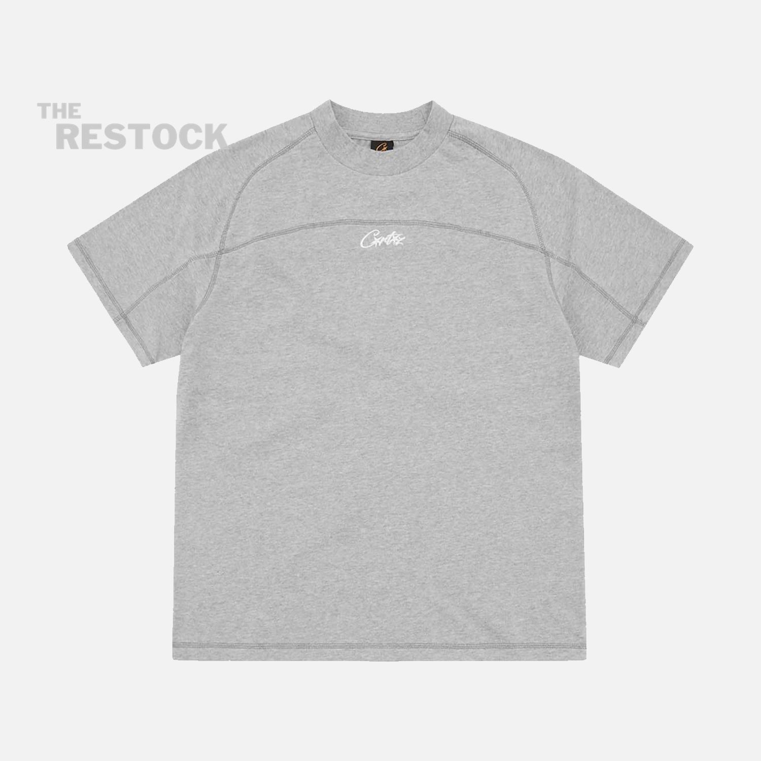 Corteiz RTW HMP Panel T-Shirt - Grey