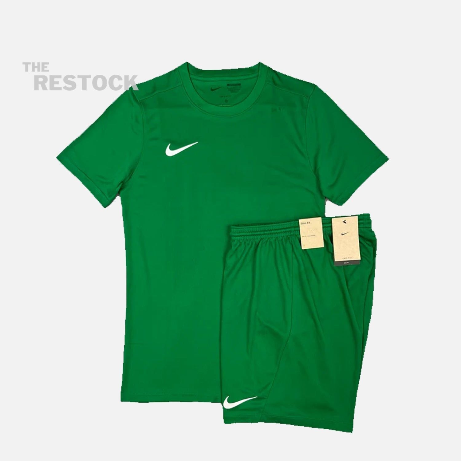 Nike Dri-Fit Essential T-Shirt & Short Set - Pine Green