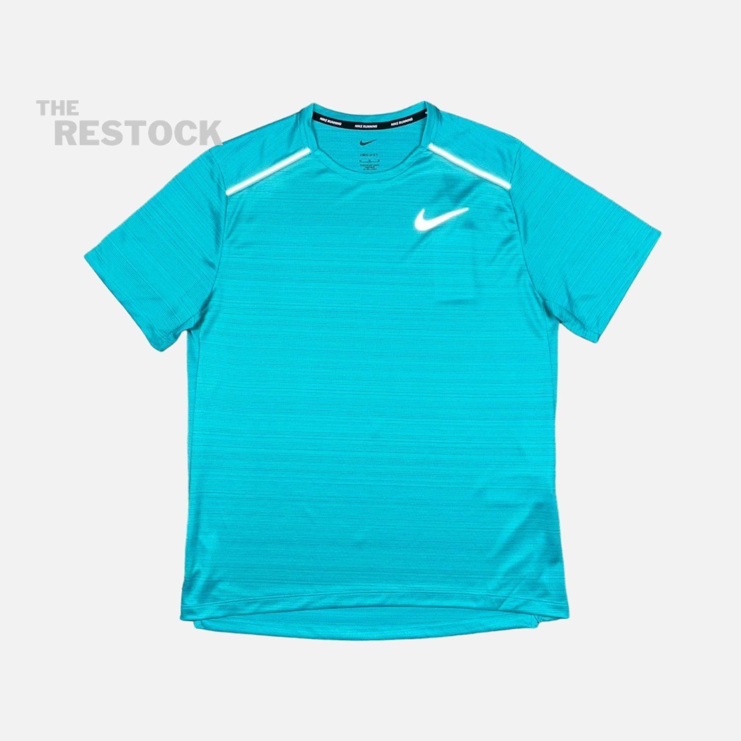 Nike Dri-Fit Miler 1.0 T-Shirt - Aqua Blue