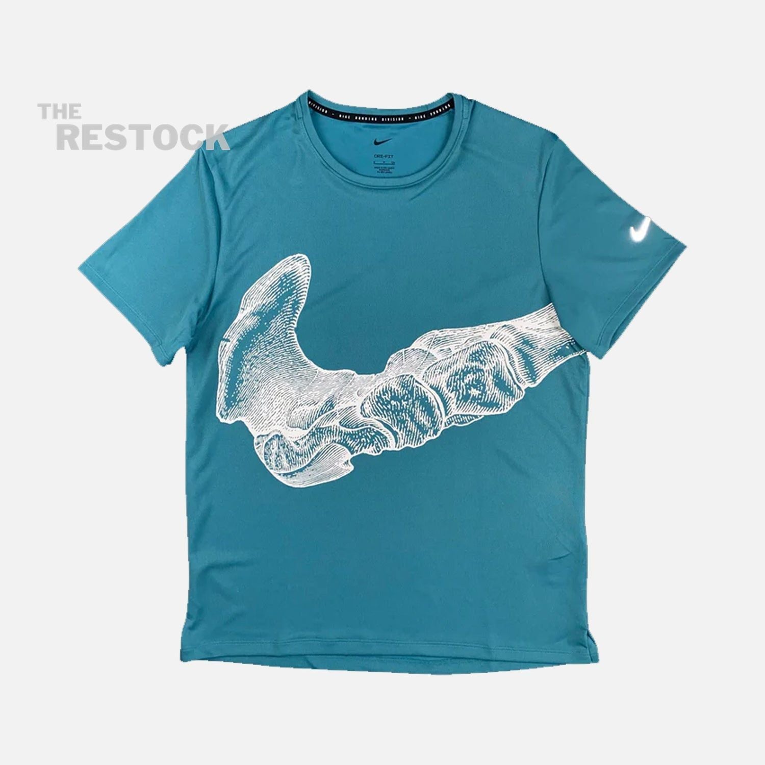 Nike Dri-Fit UV Run DVSN Miler 1.0 T-Shirt - Mineral Teal