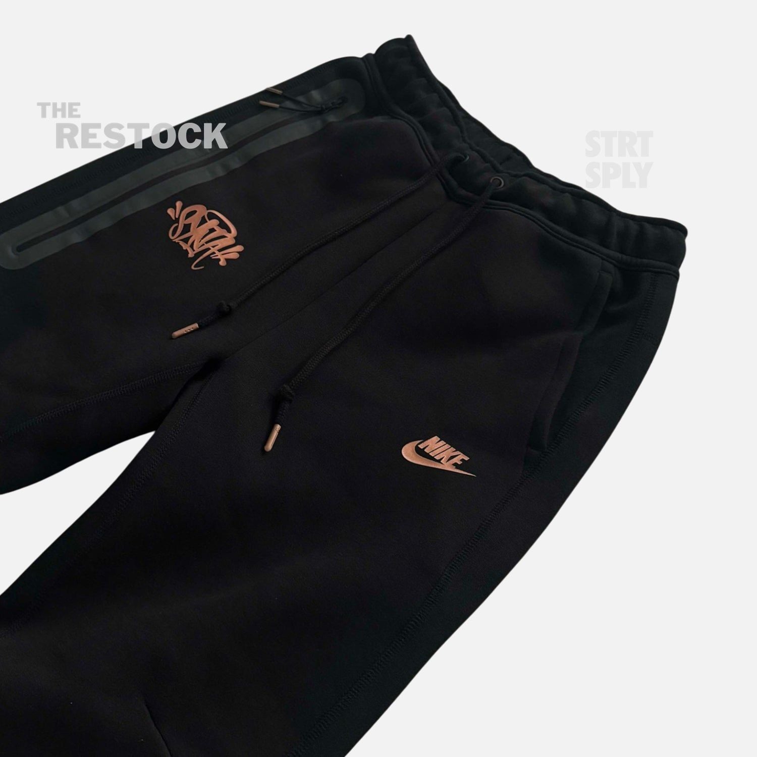 Nike x Syna World Tech Fleece Tracksuit - Black / Bronze